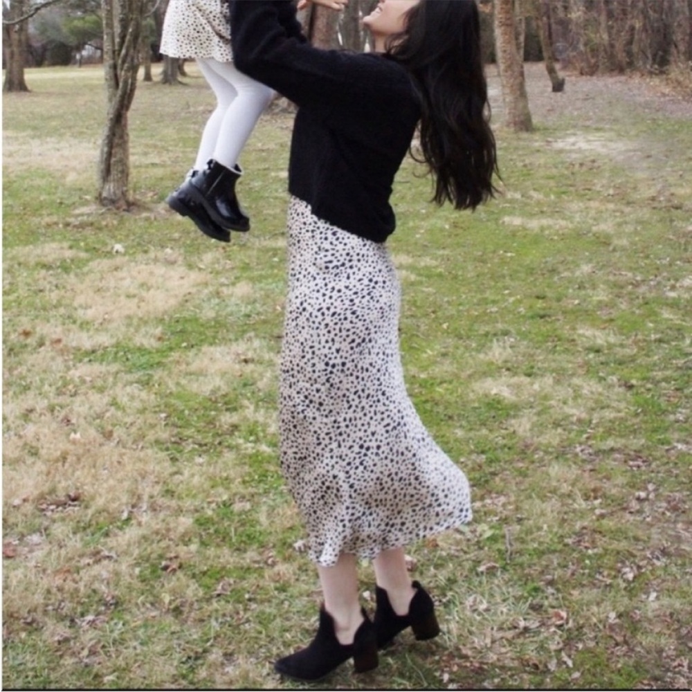 Ivorie Kai satin leopard dress